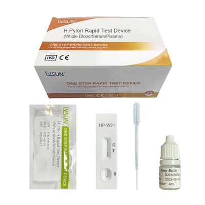 H. Pylori antigeeni täisvere kiirtesti komplektid Helicobacter Pylori test