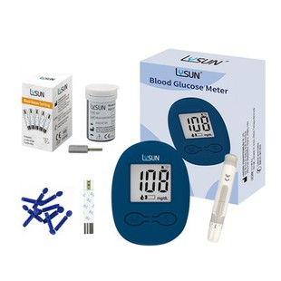 LYSUN Professionaalne suhkrumõõturi masin diabeedi testribadega veresuhkru mõõtur LYSUN professionaalne suhkru mõõtmise seade masin diabeedi testribadega veresuhkru mõõtja